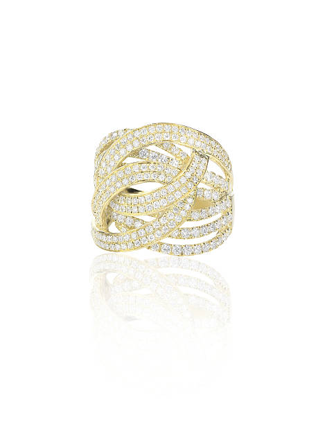 istock diamond gold wedding engagement band ring 513692338