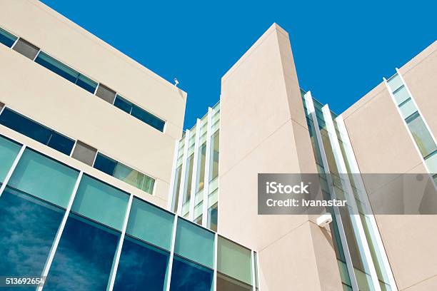 Modern Corporate Building School Clinic Apartments Or Hospital Stock Photo - Download Image Now