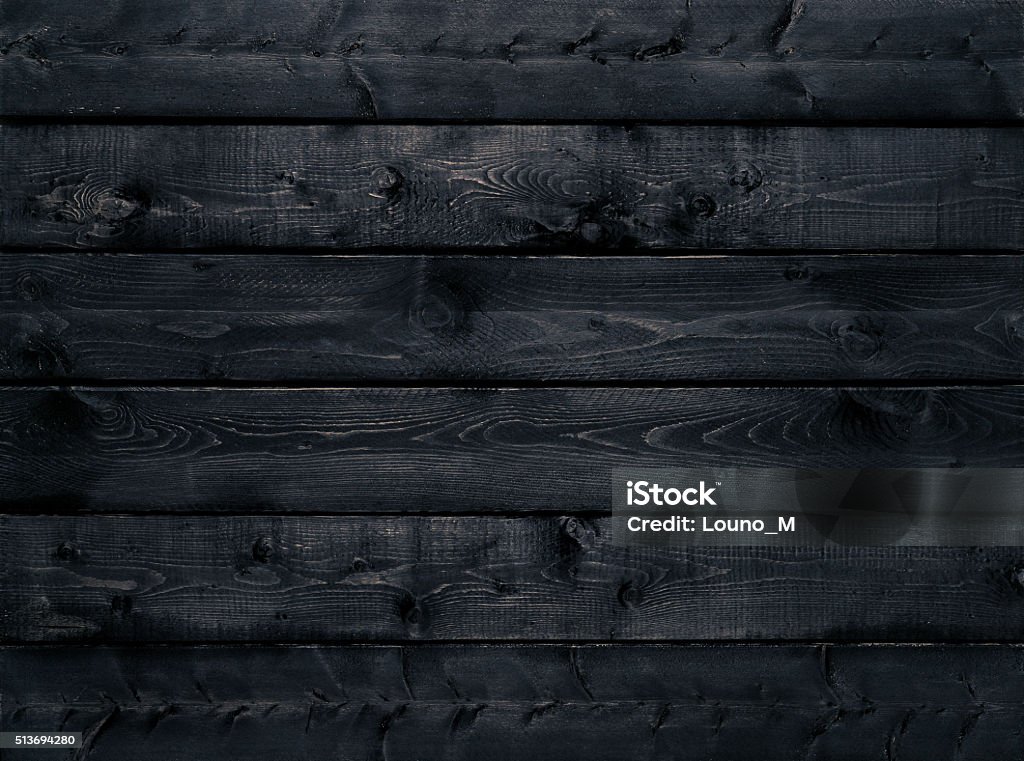 Schwarzen Holz Textur-Hintergrund - Lizenzfrei Schwarz - Farbe Stock-Foto