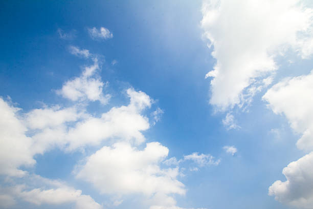 Clouds in Blue sky stock photo