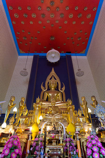istock Image of buddha statue at Wat Arwut Bangkok Thailand 513702015
