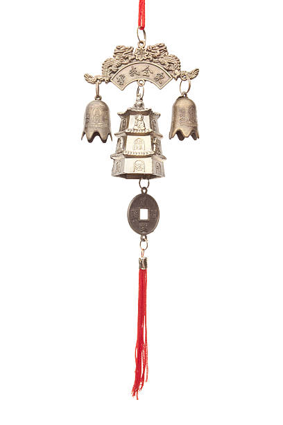 istock Chine metal bell isolated on white background 513702121