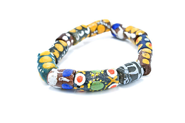 istock Colorful  clay bracelet isolated on white 513702139