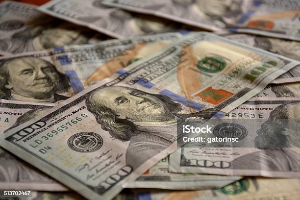 Money Stock Photo - Download Image Now - Abundance, American One Hundred Dollar Bill, Banking