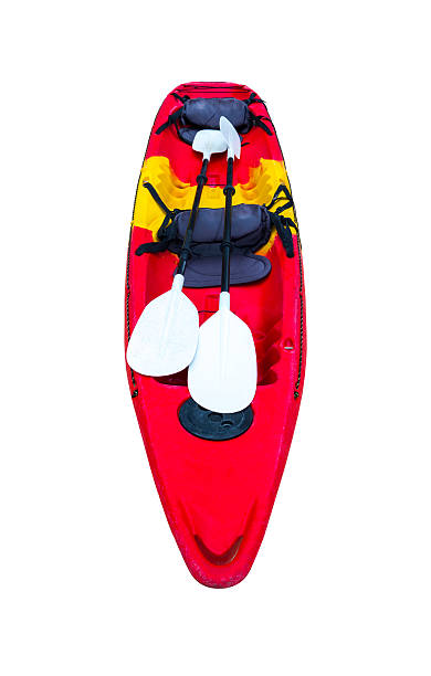 istock Red kayak isolated on white background  -Krabi Thailand 513703635