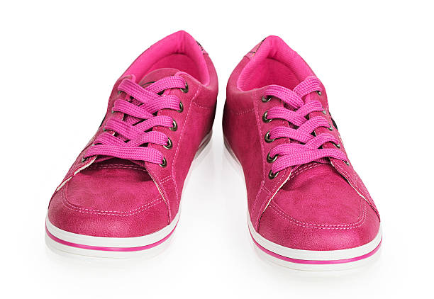 istock Woman pink sneakers 513704615
