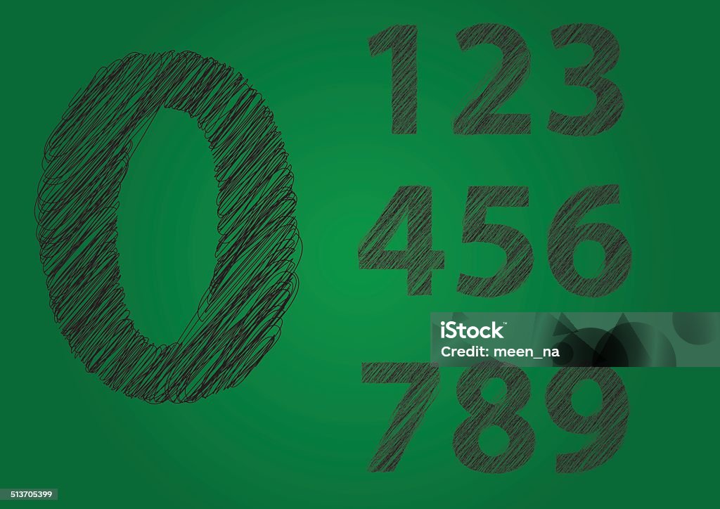 09numbers Numbers 09 Stock Illustration - Download Image Now - Alphabet, Armed ...