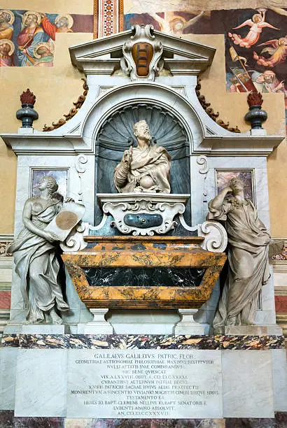 Photo of Tomb of Galileo Galilei in the Santa Croce in Florence