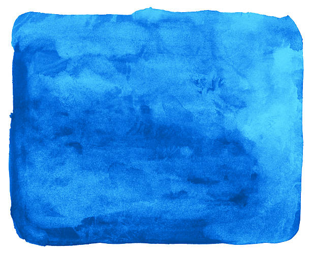 illustrazioni stock, clip art, cartoni animati e icone di tendenza di sfondo di pittura ad acquerello blu ciano - watercolor painting backgrounds abstract textured effect