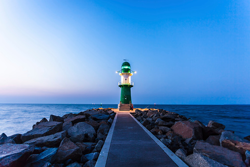 Lighthouse in sunset