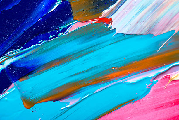 istock Abstract art background. Hand-painted background 513726489