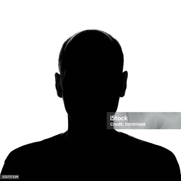 Kopf Und Schultern Tod Gewählt Silhouette Stockfoto und mehr Bilder von Kontur - Kontur, Männer, Portrait-Nahaufnahme