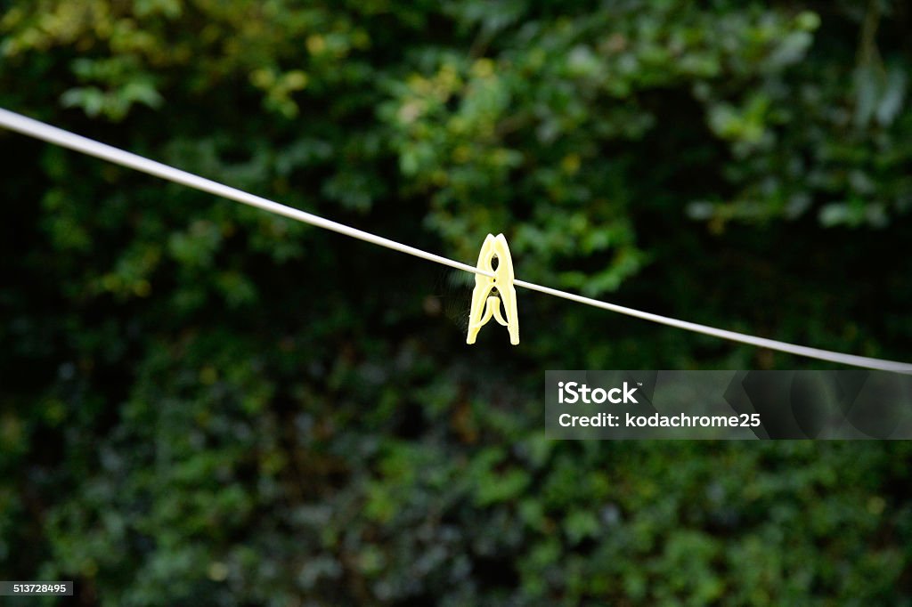 pegs pegs on a washing line Clothesline Stock Photo