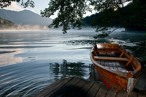 istock Rowboat on the Bled Lake 513732463