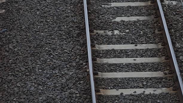 istock Close up of railway tracks 513738066