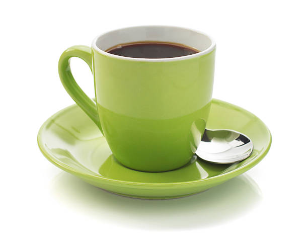 cup of coffee isolated on white