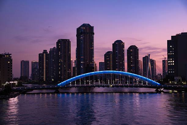 istock Eitai Bashi bridge and Sumida river at Tokyo 513744802