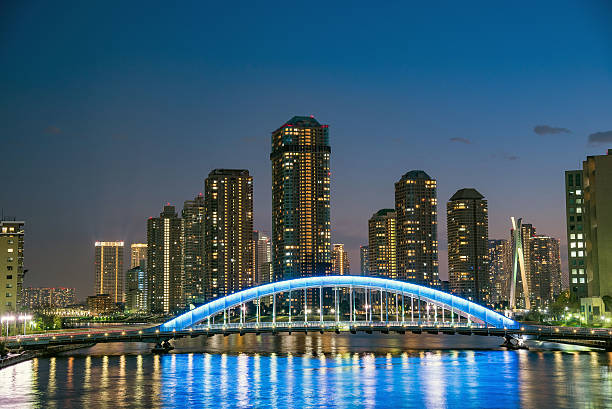 istock Eitai Bashi bridge and Sumida river at Tokyo 513745230