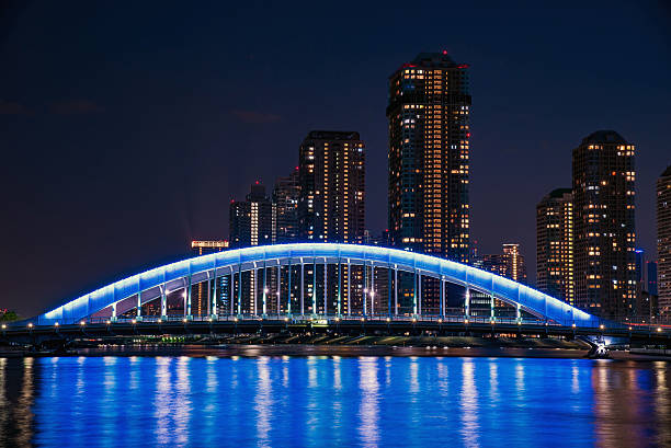 istock Eitai Bashi bridge and Sumida river at Tokyo 513745374