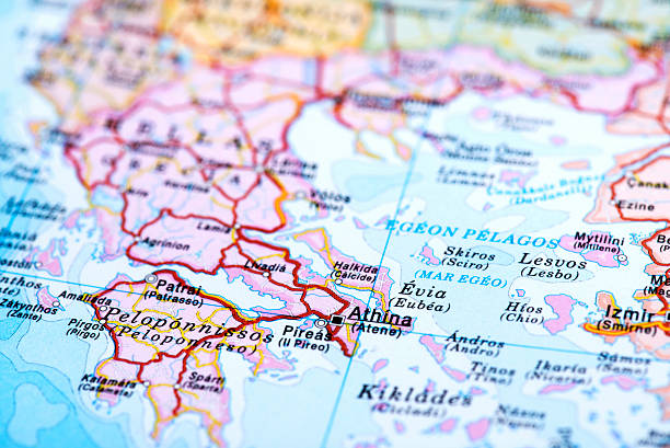 istock Map of Athens, Greece 513748514