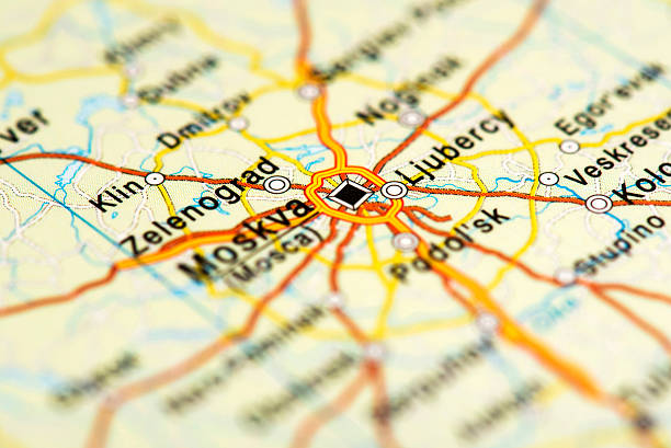 istock Map of Moscow, Russia 513749356
