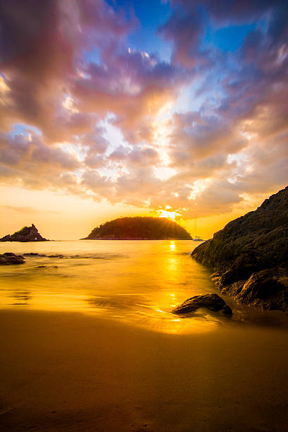 istock sunset at Ya Nui beach in Phuket, Thailand. 513750242