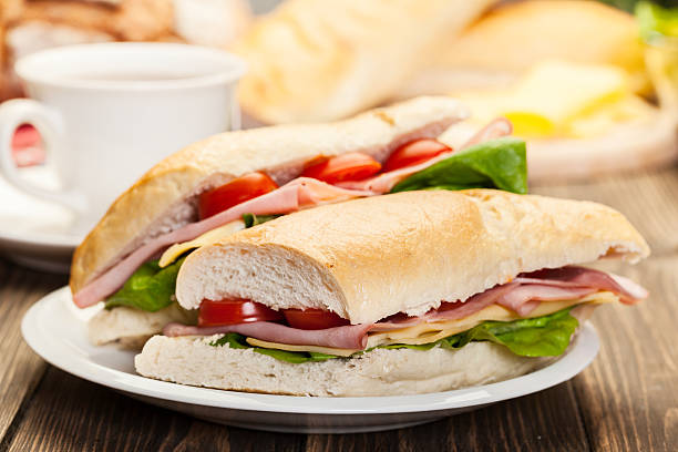 istock Panini sandwich with ham, cheese and tomato 513751260
