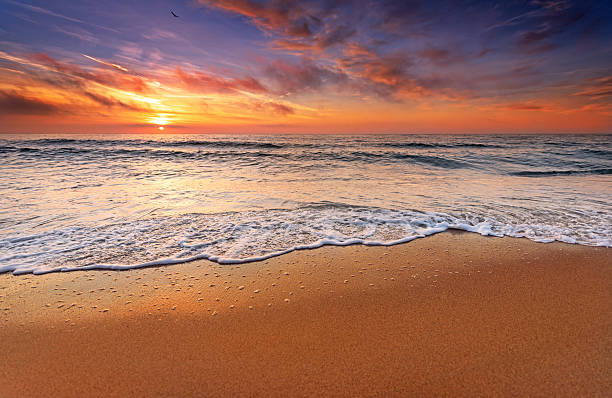 istock Beautiful cloudscape over the sea, sunrise shot. 513751582