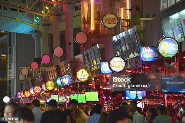 Soi Dragon Bars On Bangla Road Patong Beach Stock Photo - Download Image Now - Adult, Alley, Asia