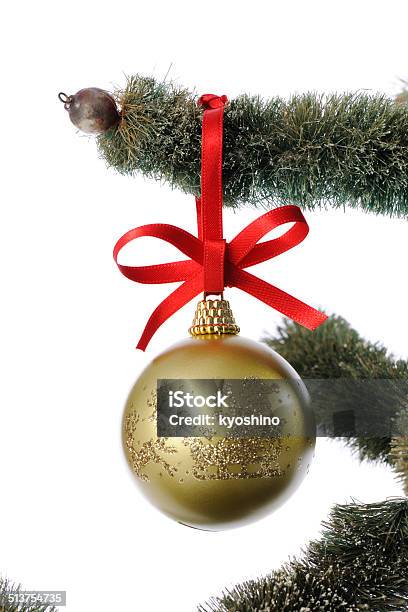 アンティークゴールドクリスマスツリークリスマスボール - お祝いのストックフォトや画像を多数ご用意 - お祝い, ちょう結び, カットアウト