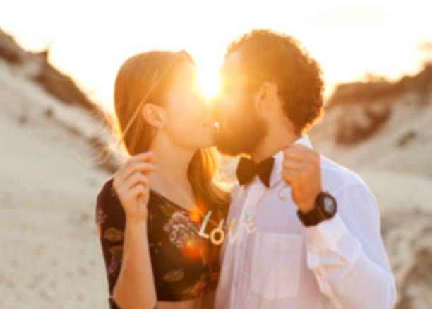 istock Young couple in love walking autumn park 513754882
