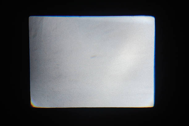 The rectangle of light on a black background