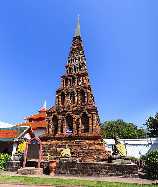 istock Pagoda in Wat Phra That Hariphunchai at north of Thailan 513758816