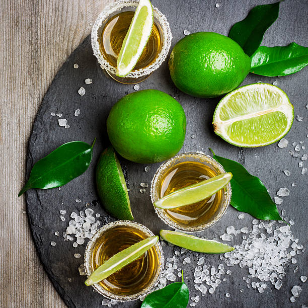istock Gold mexican tequila shot 513760492