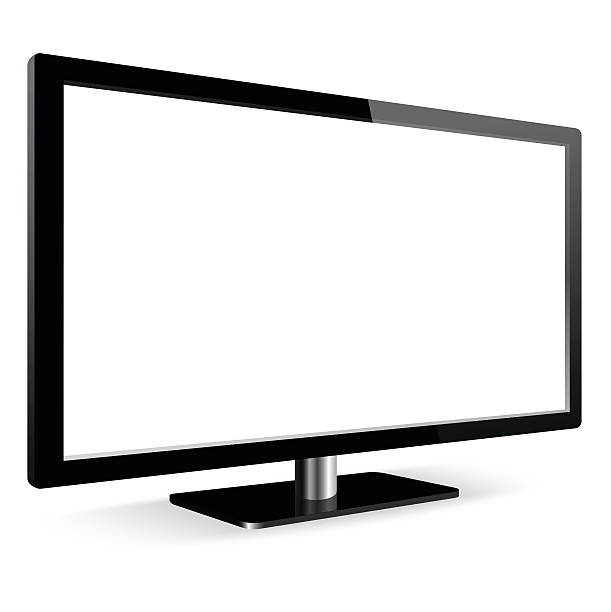 ハイビジョンテレビ、絶縁 - flat screen点のイラスト素材／クリップアート素材／マンガ素材／アイコン素材