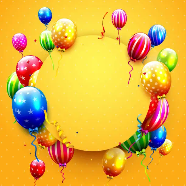 Vector illustration of Birthday background