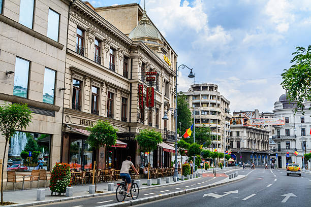 Capsa Hotel. It is historic restaurant five star hotel Bucharest Bucharest, Romania - June 28, 2015: Capsa Hotel It is historic restaurant five star hotel Bucharest bucharest people stock pictures, royalty-free photos & images