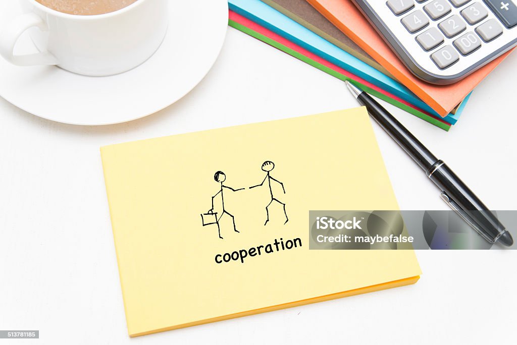 cooperation concept Adult Stock Photo