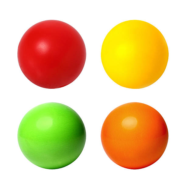 colorful balls stock photo