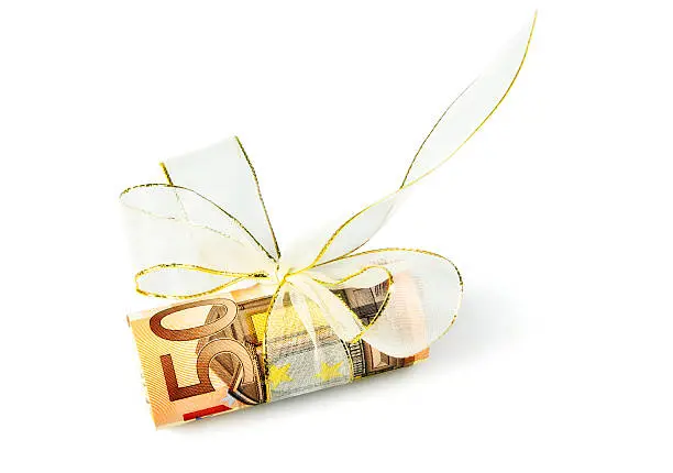 50-Euro-Notes as a gift