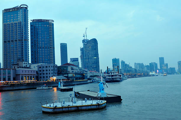 istock night view at shanghai china, huangpu river and bund 513783073