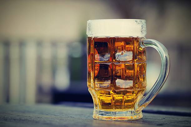 istock Draft Czech beer by the glass. 513783399