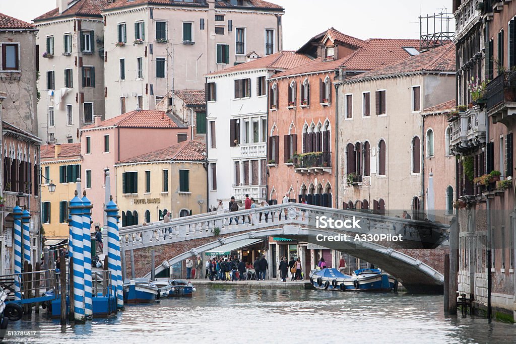 Venice, Italy Beautiful Venetian canals. Architecture Stock Photo