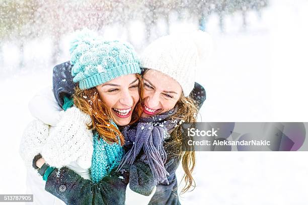 Winterspaß Stockfoto und mehr Bilder von Winter - Winter, Freundschaft, Schnee