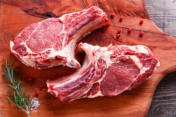 istock veal lamb steak on the bone of raw cutlets 513791858
