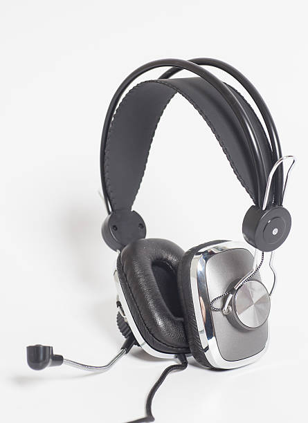 istock Headphones with Mic on white background 513795388