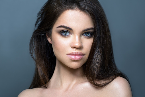Portrait Young Beautiful Woman With Dark Hair Fashion Photo Stock Photo - Download Image Now - iStock Portrait Young Beautiful Woman With Dark Hair Fashion Photo Stock Photo - Download Image Now - iStock