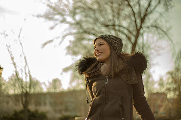 istock Girl with hat in park 513806622