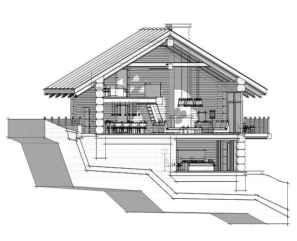 istock 3d section of a country house 513809490