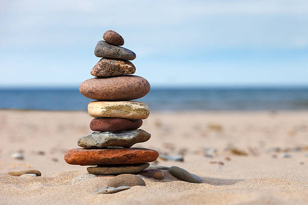 istock concept of balance and harmony. rocks zen 513811632
